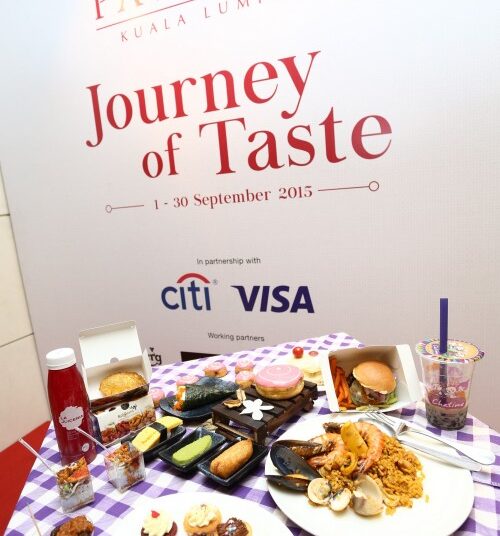 Pelbagai pilihan makanan di Pavilion Kuala Lumpur sempena kempen Journey of Taste  .