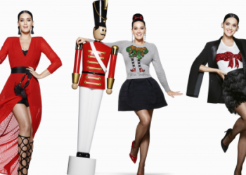 Katy Perry menggayakan sebahagian koleksi perayaan H&M 2015. Foto -Arkib Wanista