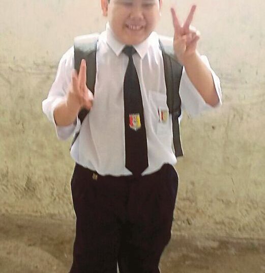 Haikal Daniel, 7, yang dijumpai semula selepas dikhuatiri hilang ketika pulang dari sesi persekolahan semalam. Foto -NSTP