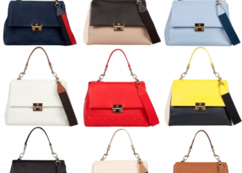 Sebahagian rekaan tas tangan dari koleksi Baret Bag pelbagai warna jenama Craolina Herrera. Foto -Arkib Wanista