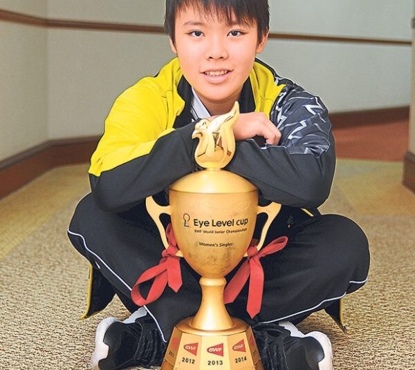 Goh Jin Wei, pemain badminton pertama negara menjuarai Remaja Dunia, disebut-sebut berbakat untuk mencapai setinggi Lee Chong Wei. Foto oleh KE Ooi