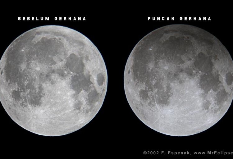 Menurut ANGKASA, Gerhana Bulan Penumbra kali kedua tahun ini pada Sabtu. Foto - google.com