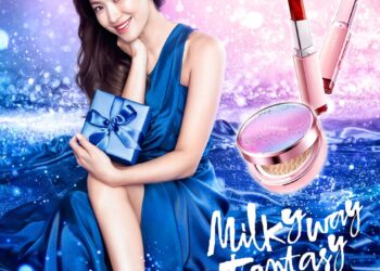 Song Hye Kyo, duta Laneige bersama rangkaian set Laneige Milky Way Fantasy Collection. Foto - Facebook Laneige Malaysia