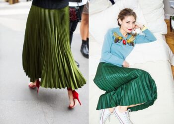 Skirt berlisu yang kini menjadi trend fesyen semasa. Foto - Pinterest.com