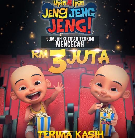 Filem animasi Upin & Ipin Jeng Jeng Jeng! Foto - Berita Harian