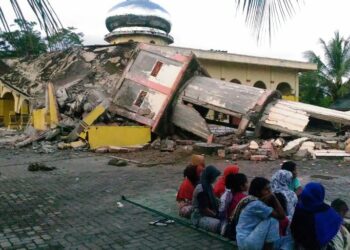 Gempa bumi melanda Aceh 7 Disember 2016. Foto - KTLA.com
