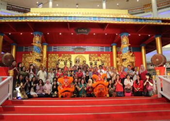 Sambutan Tahun Baru Cina warga emas dari Persatuan Kebajikan Ci Hang Chempaka dan the Curve. Foto - arkib Wanista.com