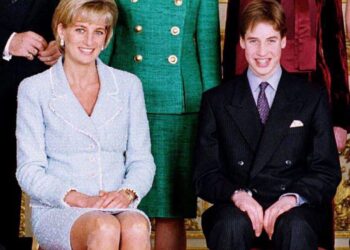 Putera William dan Puteri Diana pada tahun 1997. Foto - New York Daily News