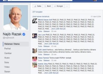 Sumber: Facebook/Datuk Seri Najib Tun Razak